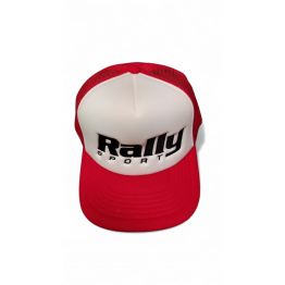 RALLY SPORT TRUCKER gyerek sapka, piros